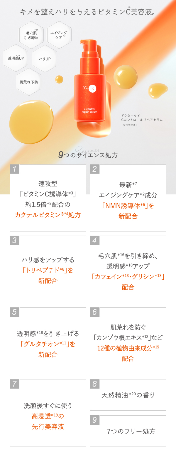 ドクターケイ Cコントロールリペアセラム｜ドクターケイ【公式