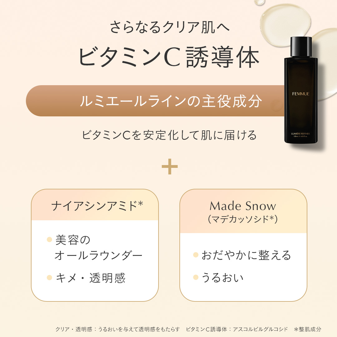 ルミエール リファイナー｜FEMMUE〈ファミュ〉公式オンラインストア