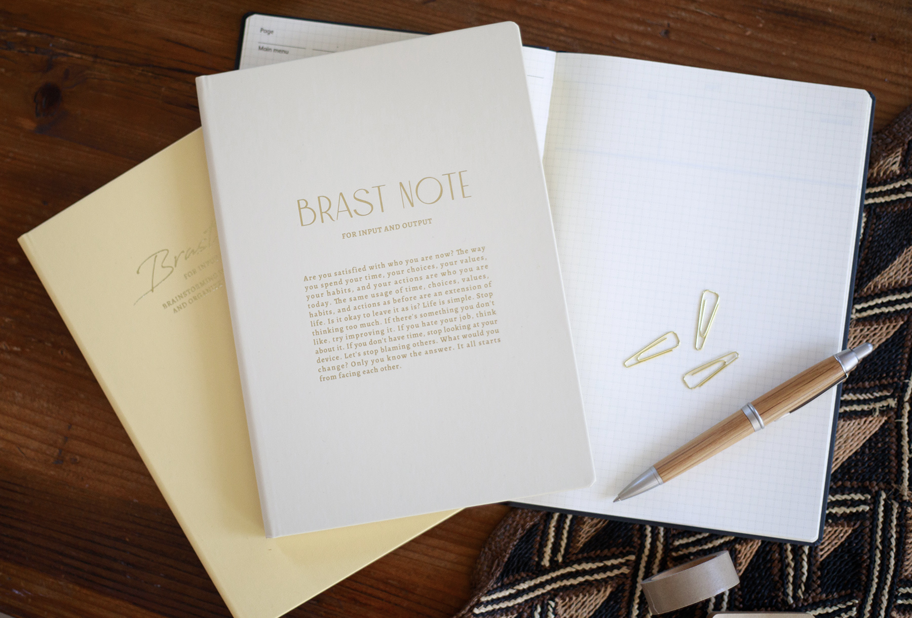 BRAST NOTE 3色セット ノート focus eito ブレストノート FOCUS EiTO