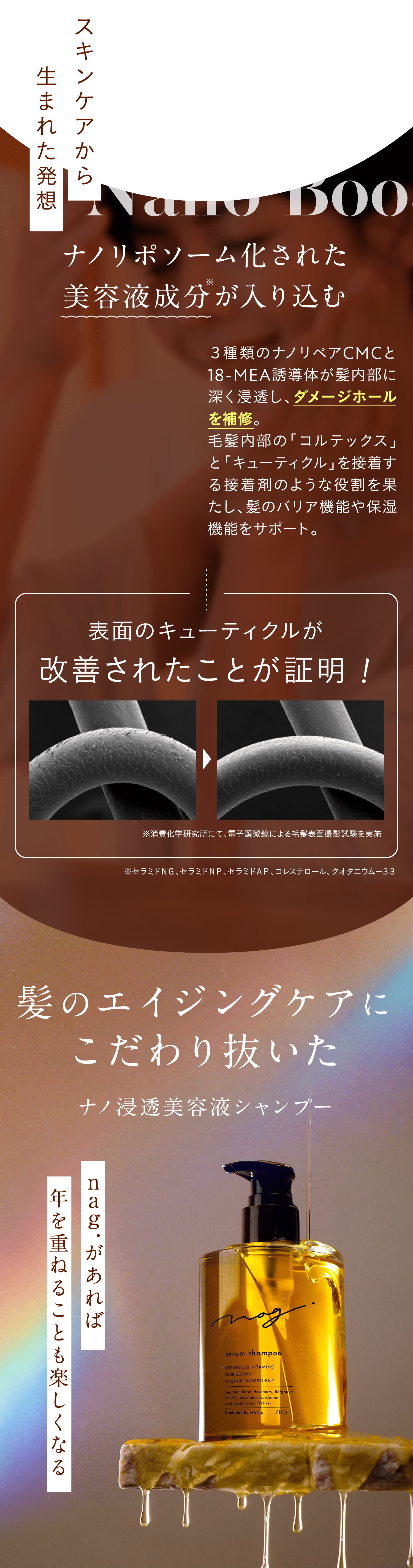 nag.セラムシャンプー（単品）について│HAN.d