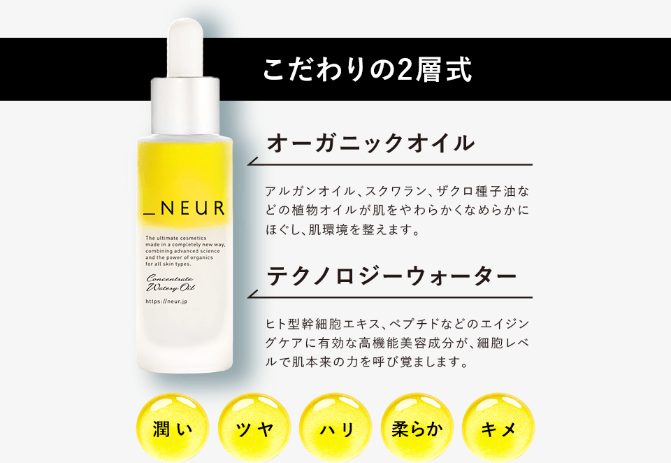 コンセントレート・ウォータリーオイル | _NEUR（アンダーノイル）公式