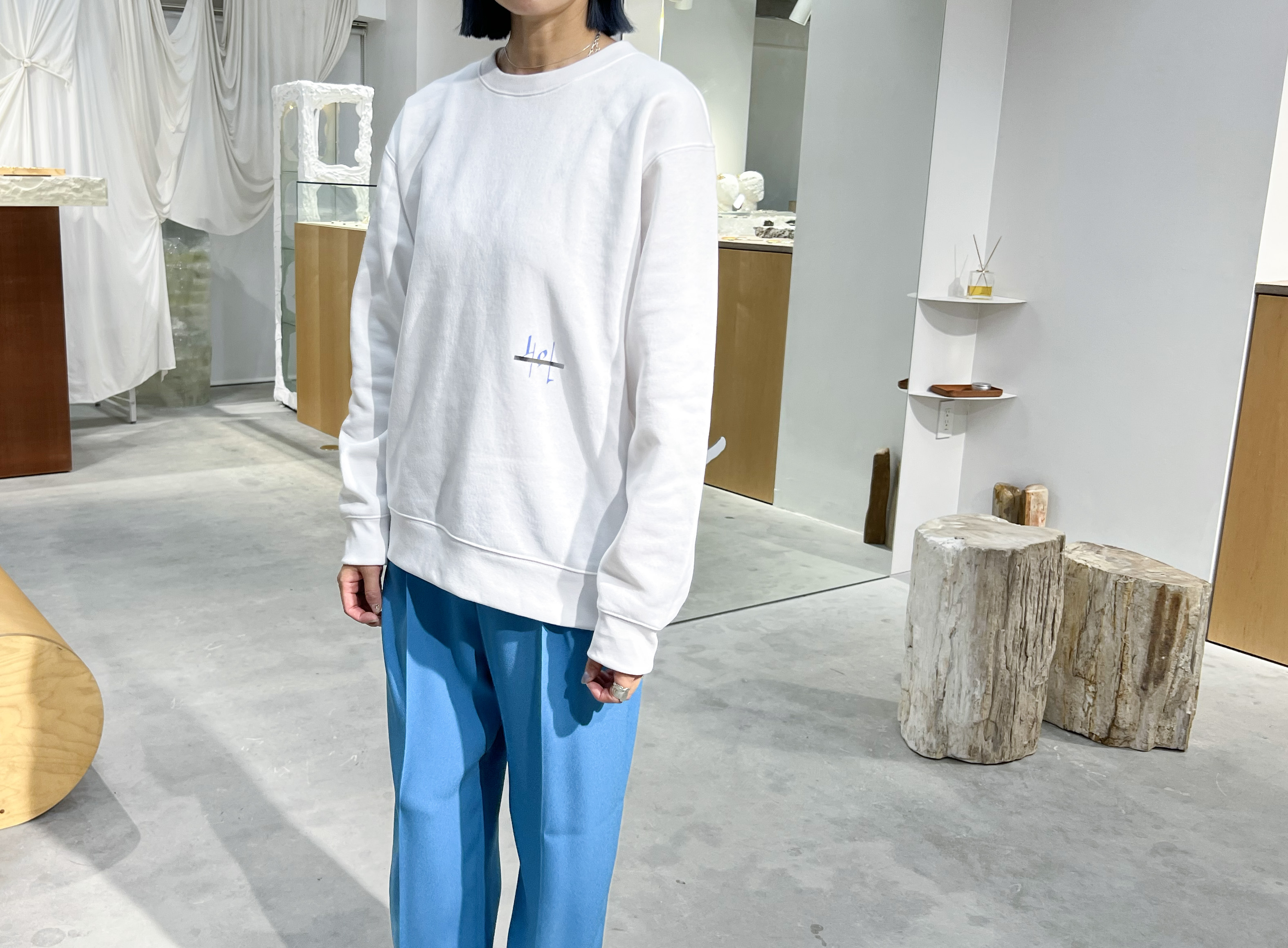 再販)Yeux et ligne FA21 Sweatshirts - PLUIE：プリュイ