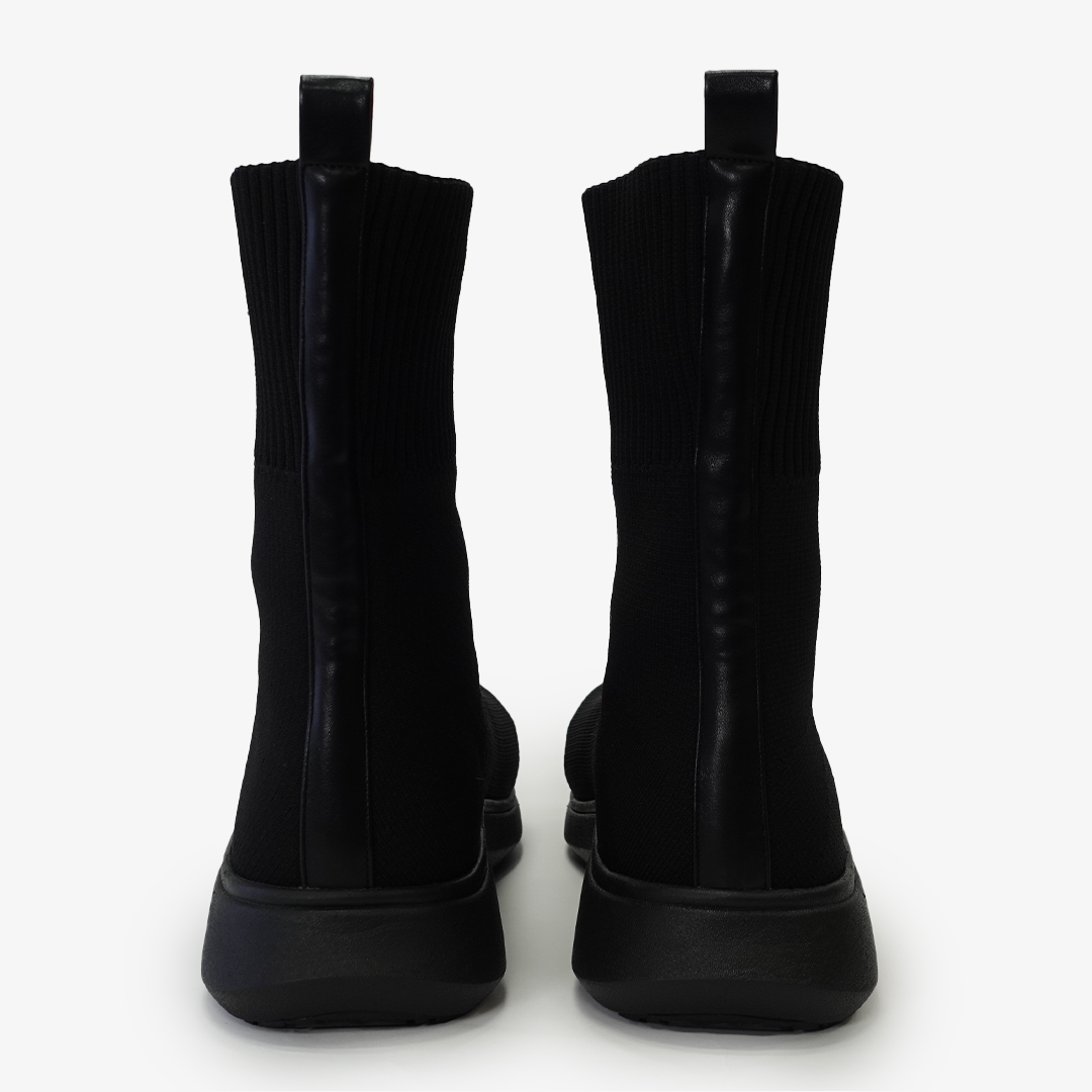 ニットブーツ ブラック | Racbaki