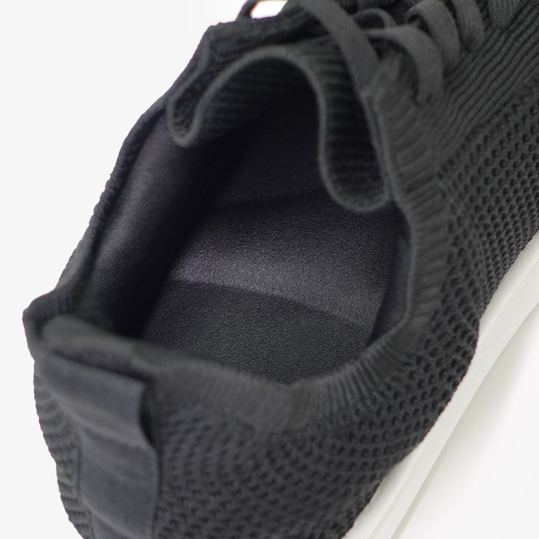 ソフトスニーカーライト ワイド ブラック/ホワイト | Racbaki