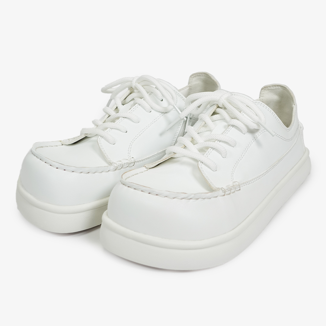 デッキスニーカー ホワイト/ホワイト | Racbaki