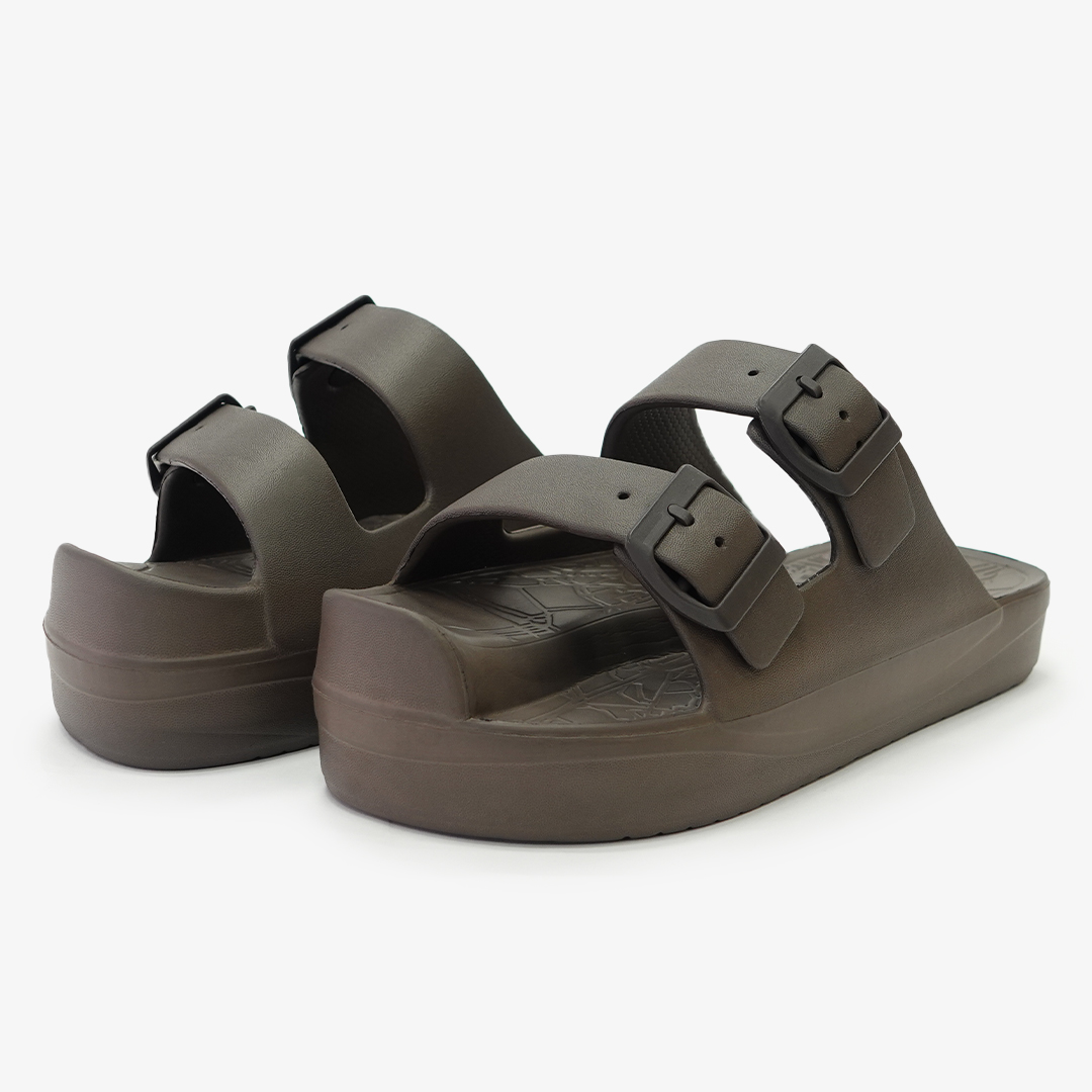 イージーサンダル ラップ ブラウン | Racbaki