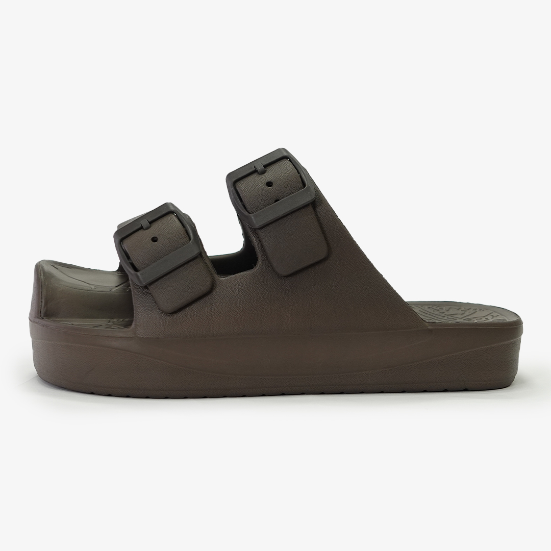 イージーサンダル ラップ ブラウン | Racbaki