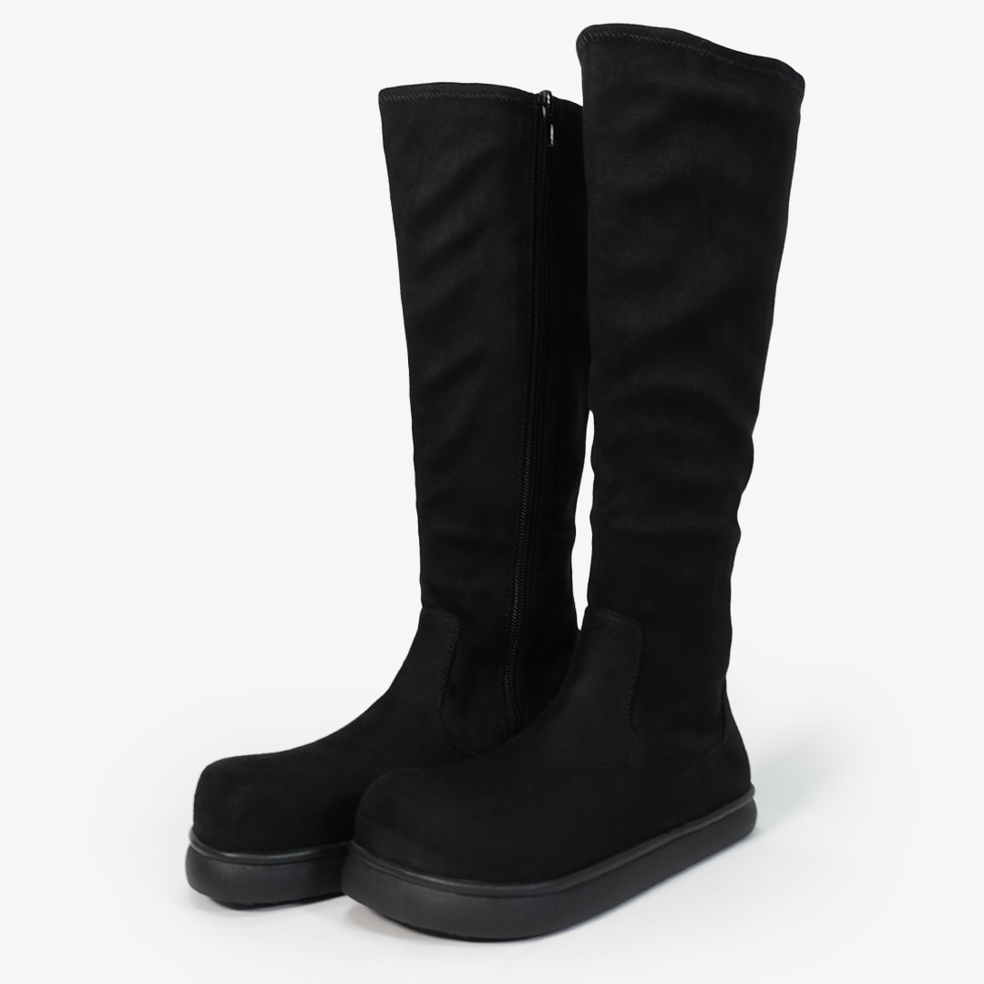 ソフトロングブーツ ブラック | Racbaki