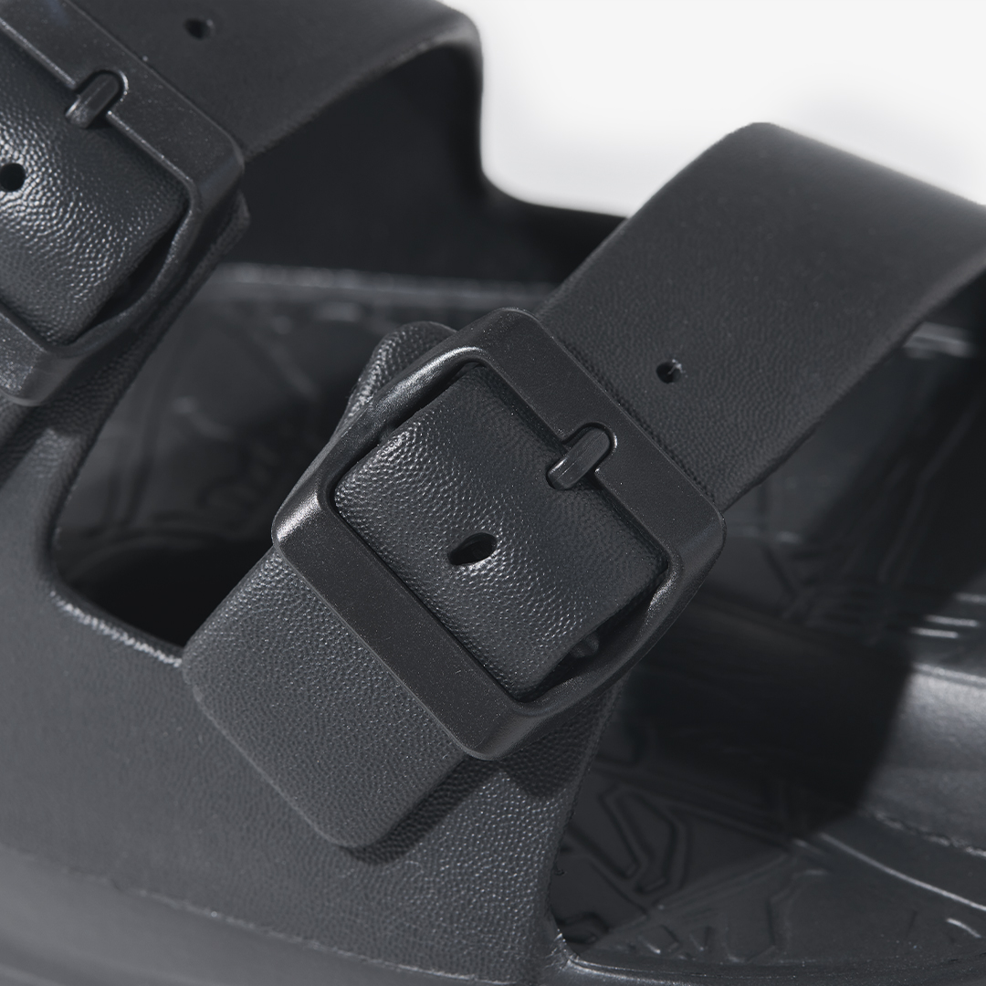 イージーサンダル ラップ ブラック | Racbaki