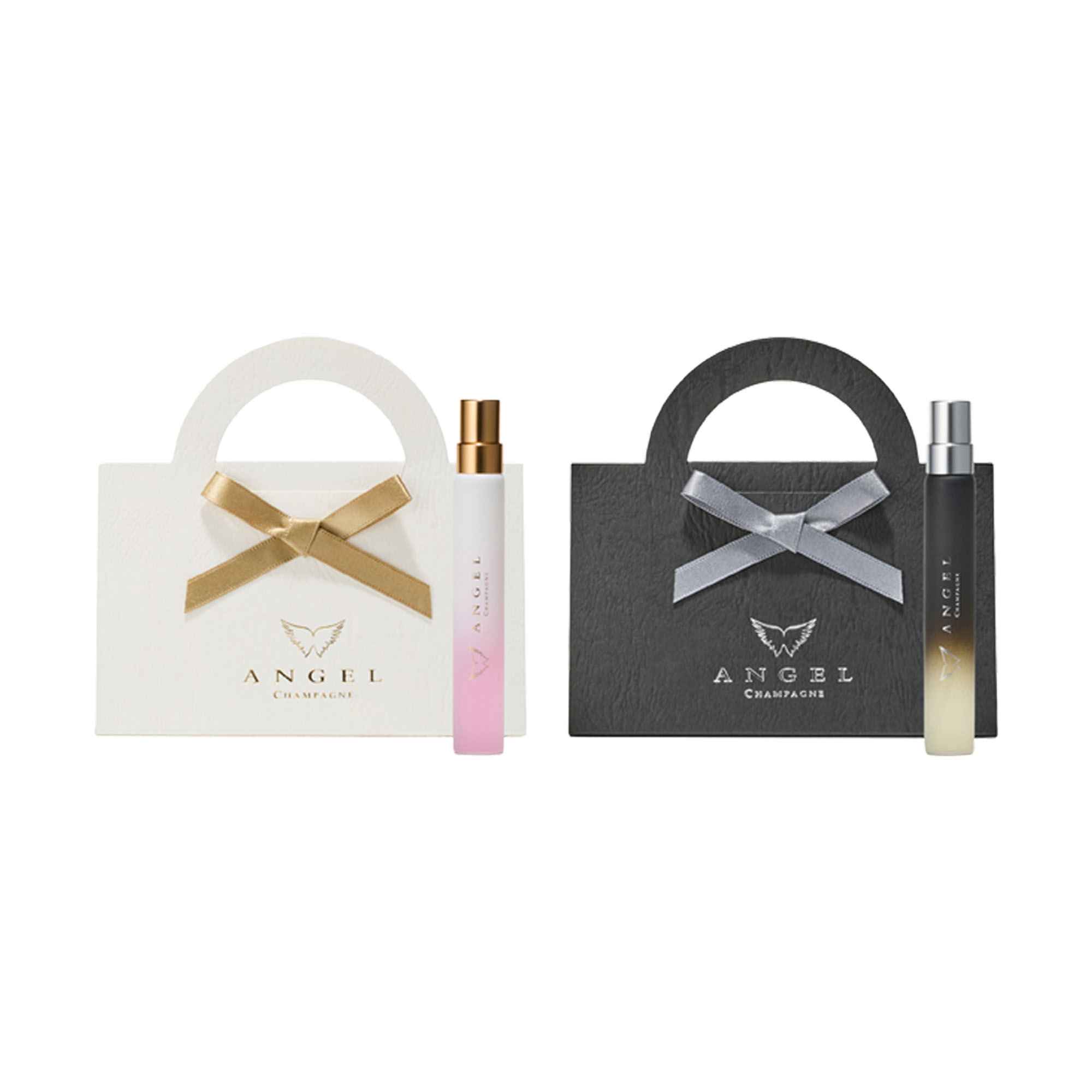 ANGEL CHAMPAGNE NV Brut Rose White Holiday Edition Red - ANGEL