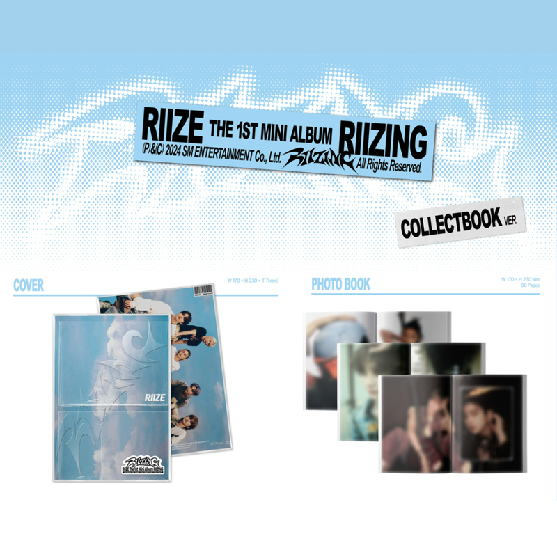 Collect Book Ver.】RIIZE 1st Mini Album 'RIIZING' | SMTOWN