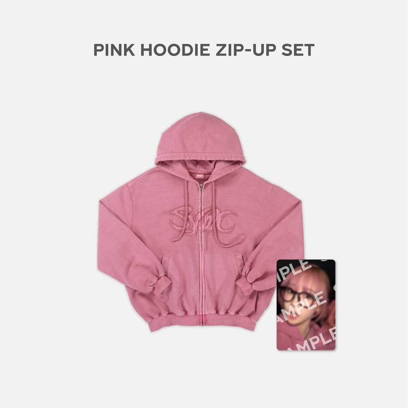 PINK HOODIE ZIP-UP SET | SMTOWN OFFICIAL ONLINE STORE