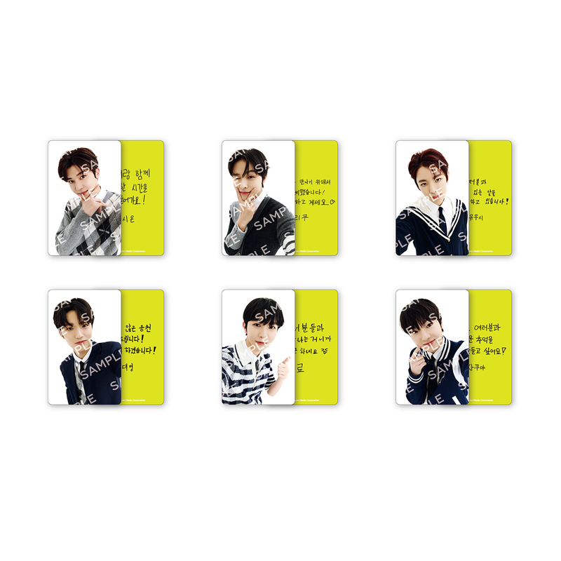 8TURN WhosfanCafe QR認証 フォトカード ギョンミン 8TURN WhosfanCafe