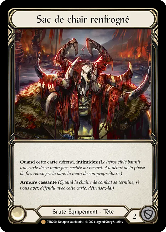 Scowling Flesh Bag – Flesh & Blood