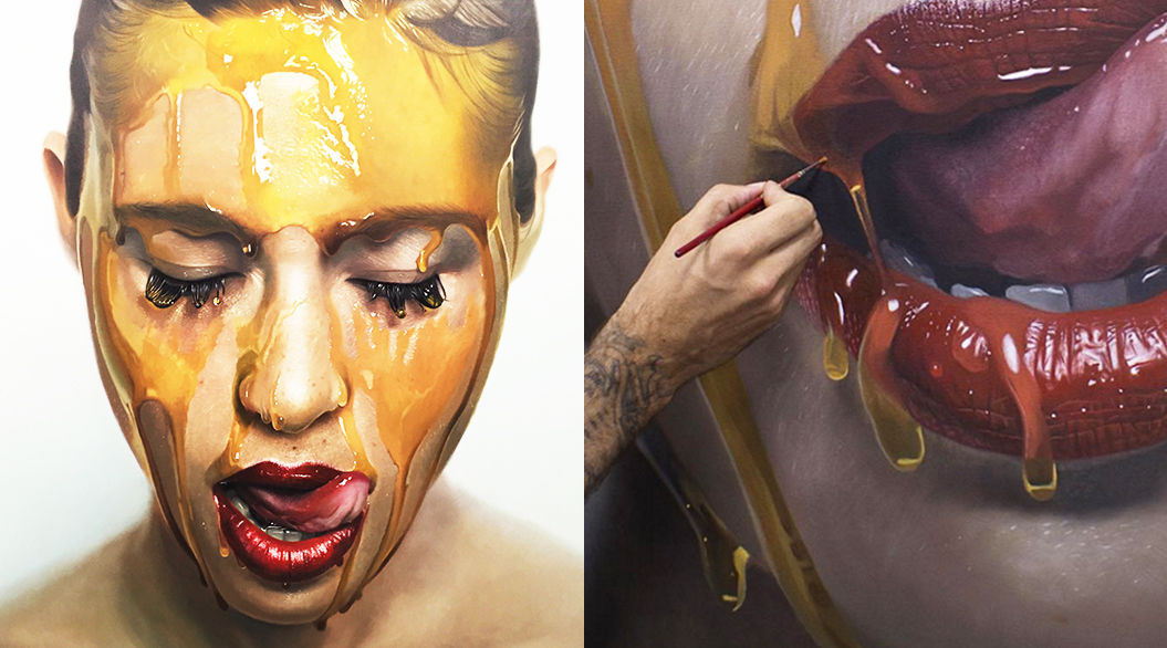 元タトゥーアーティストが描く、とろけそうな「ハイパーリアル」11枚