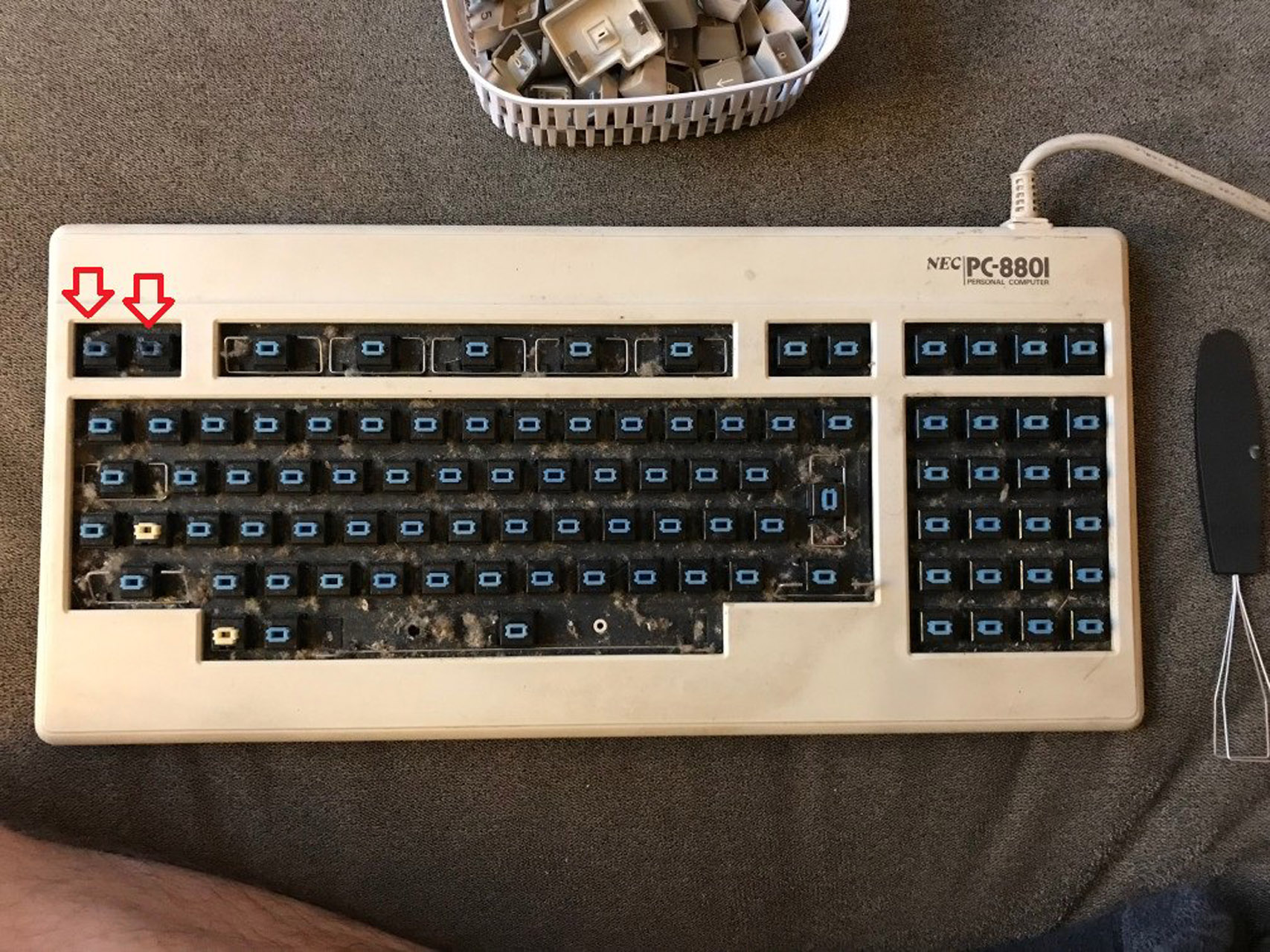 NEC PC-8801 Keyboard Conversion