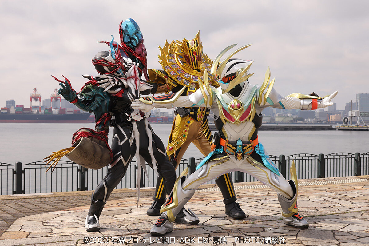 固い絆で結ばれたカグヤと宝太郎が共闘してアークワンのマルガムと激闘