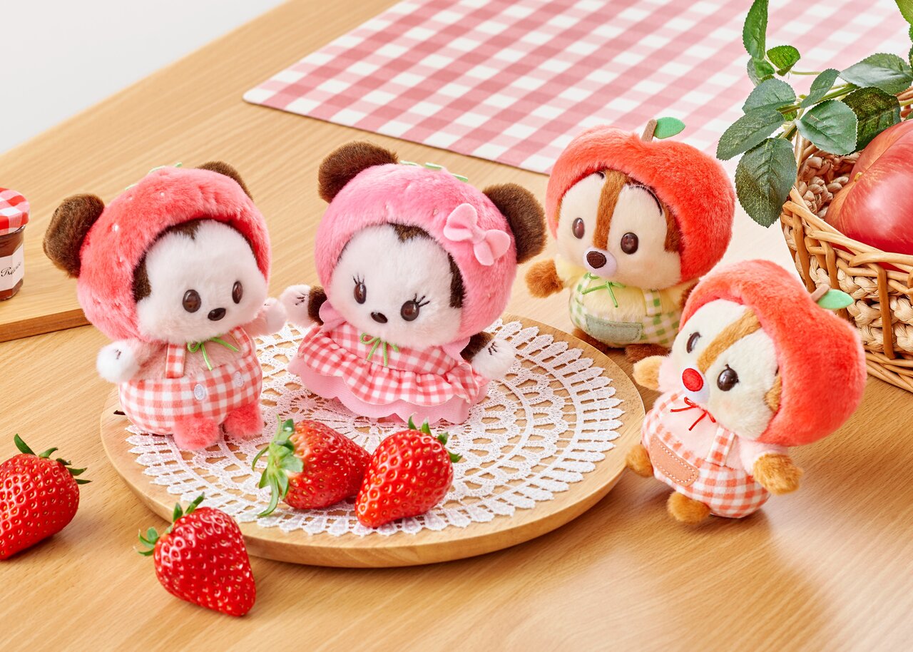 ディズニーストア いちご ストロベリーコレクション ミニー ぬいぐるみ