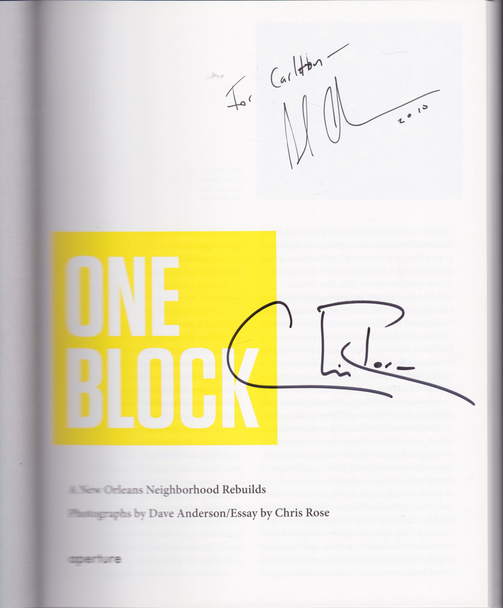 洋書 One Block : Dave Anderson : Chris Rose 洋書 One Block : Dave