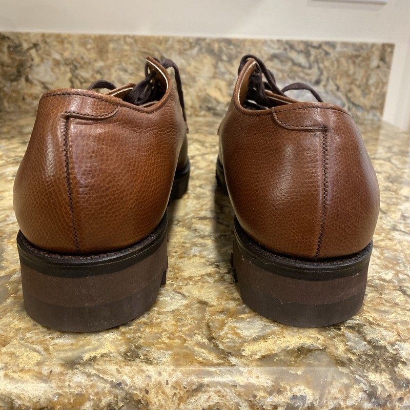 Alden 4051 Brown Pebble Grain Split Toe Blucher | Alden Model Project