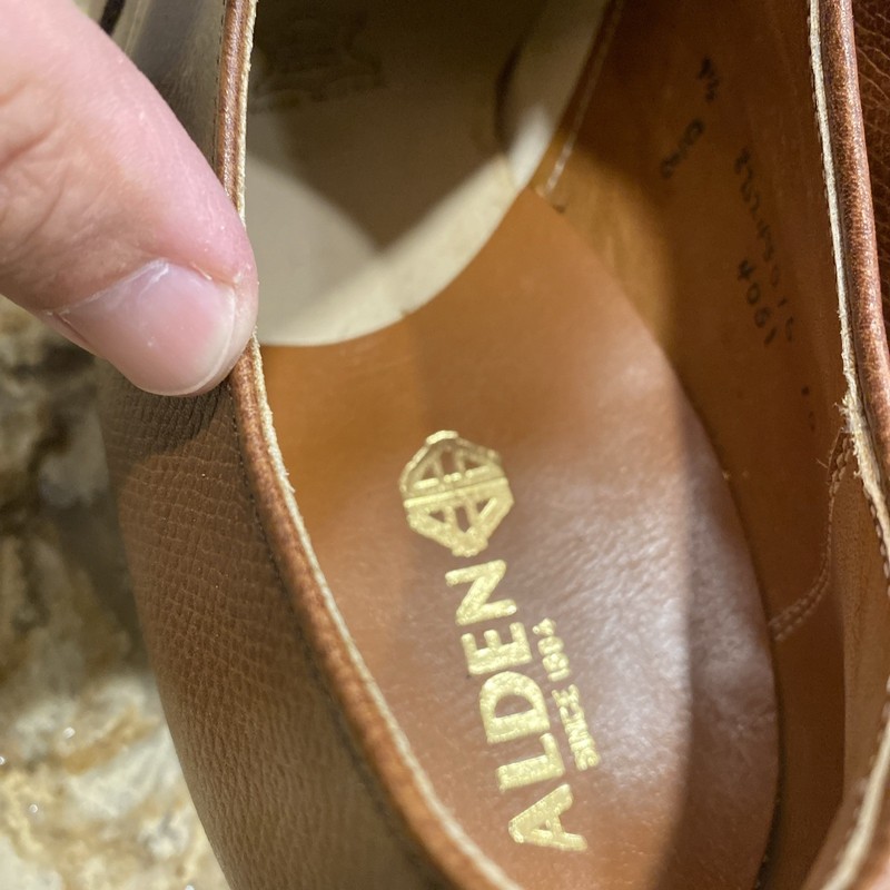 Alden 4051 Brown Pebble Grain Split Toe Blucher | Alden Model Project