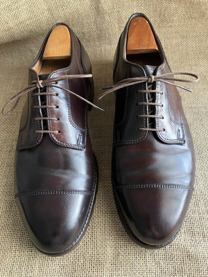 Alden 2160C Color 8 Shell Cordovan Straight Tip Blucher | Alden