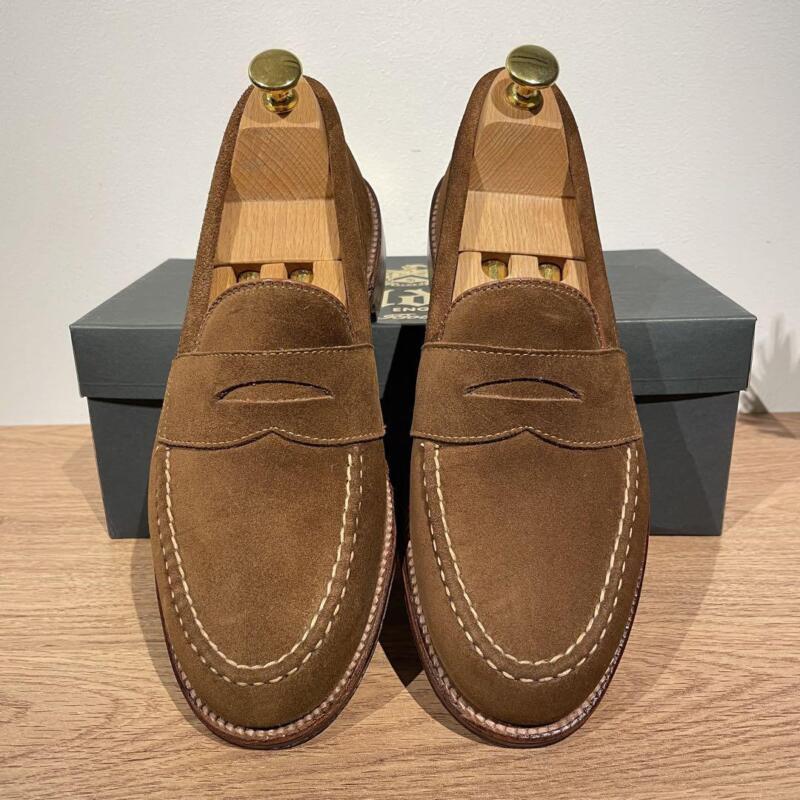 Alden N5204 Snuff Suede LHS / Penny Loafer | Alden Model Project