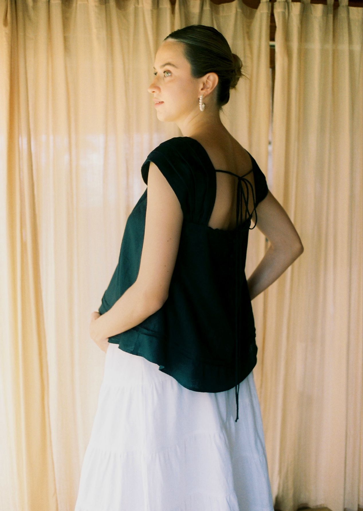 Vel Top - Black | Caramel Monster