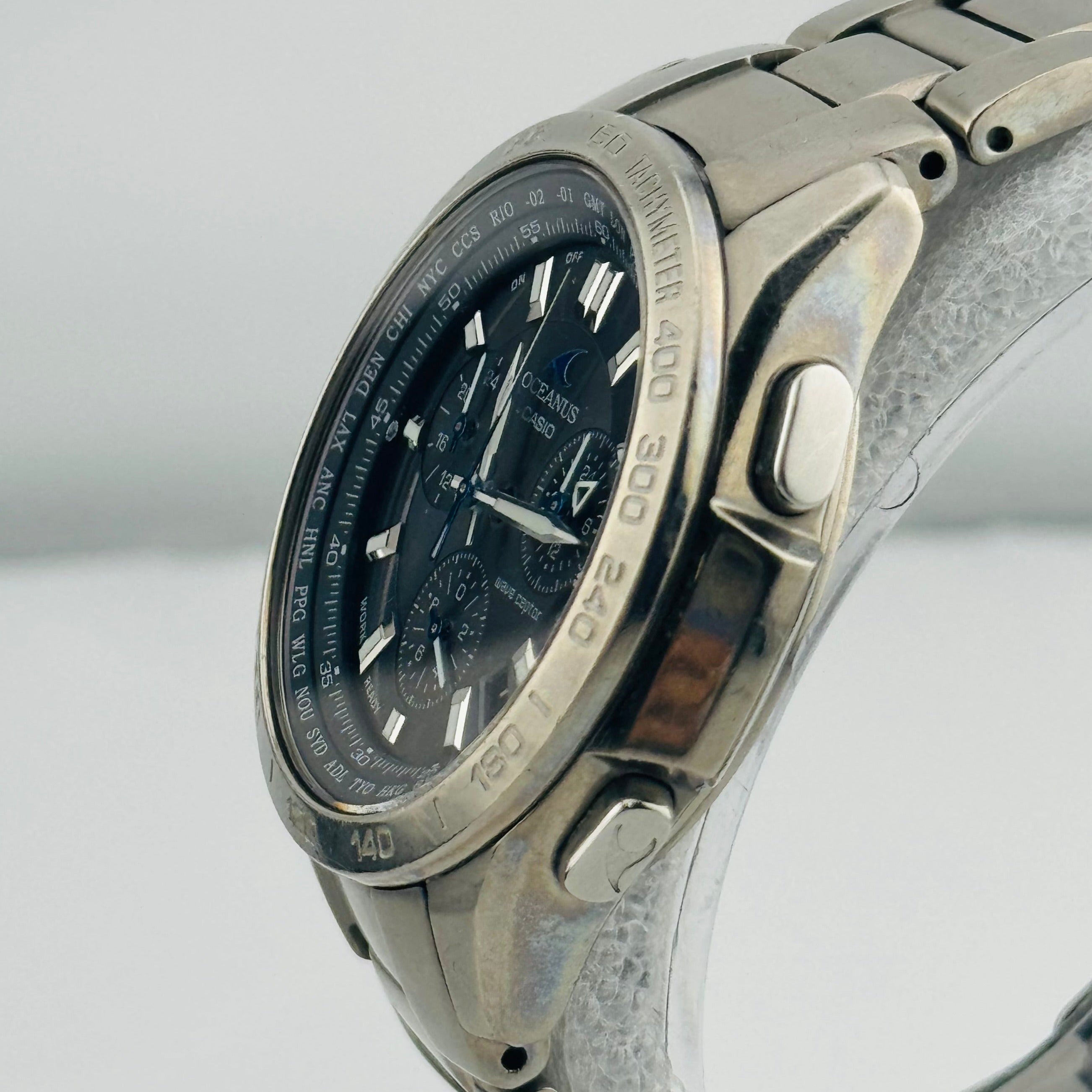 CASIO OCEANUS OCW-600 CASIO wristwatch radio solar 39.5mm | eBay