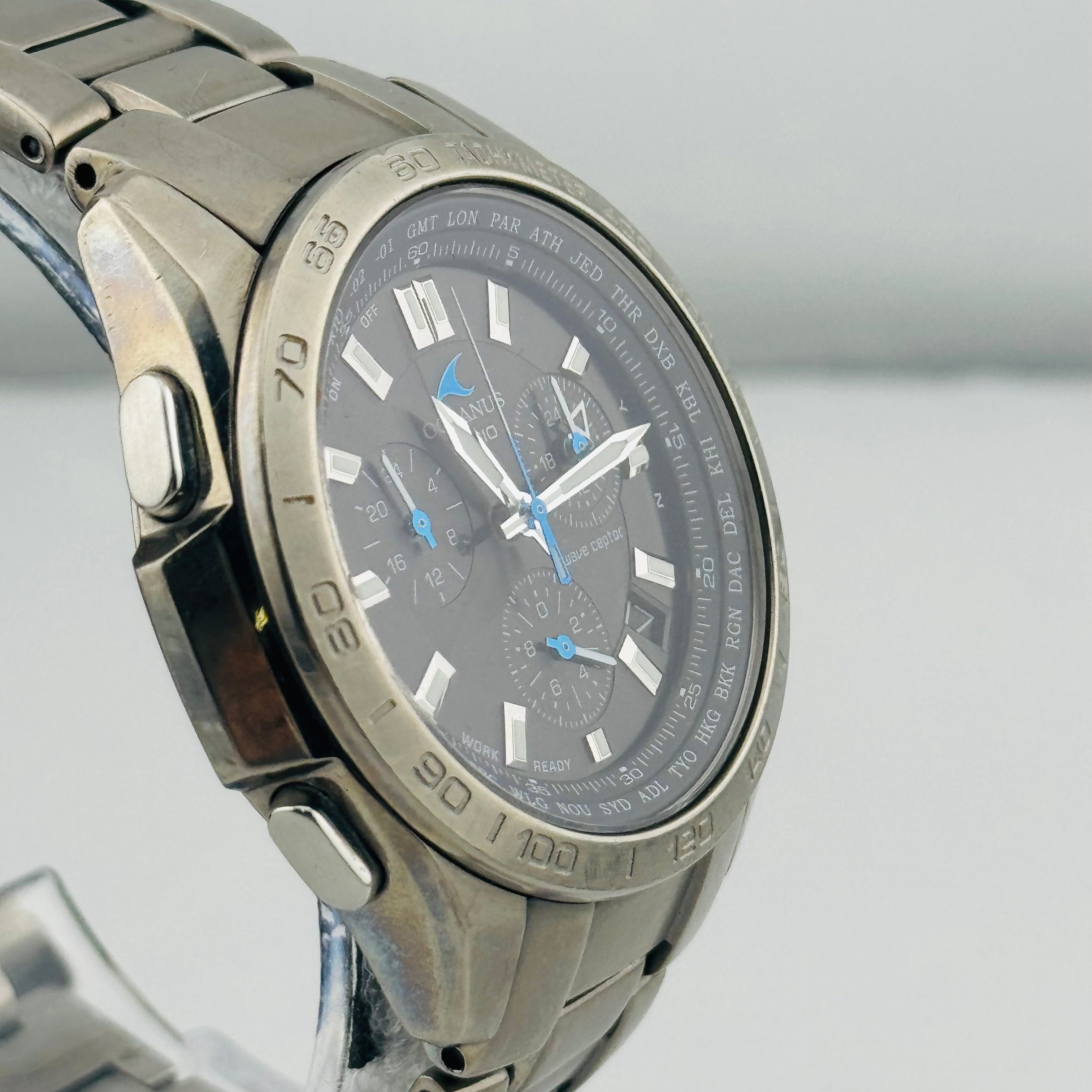 CASIO OCEANUS OCW-600 CASIO wristwatch radio solar 39.5mm | eBay