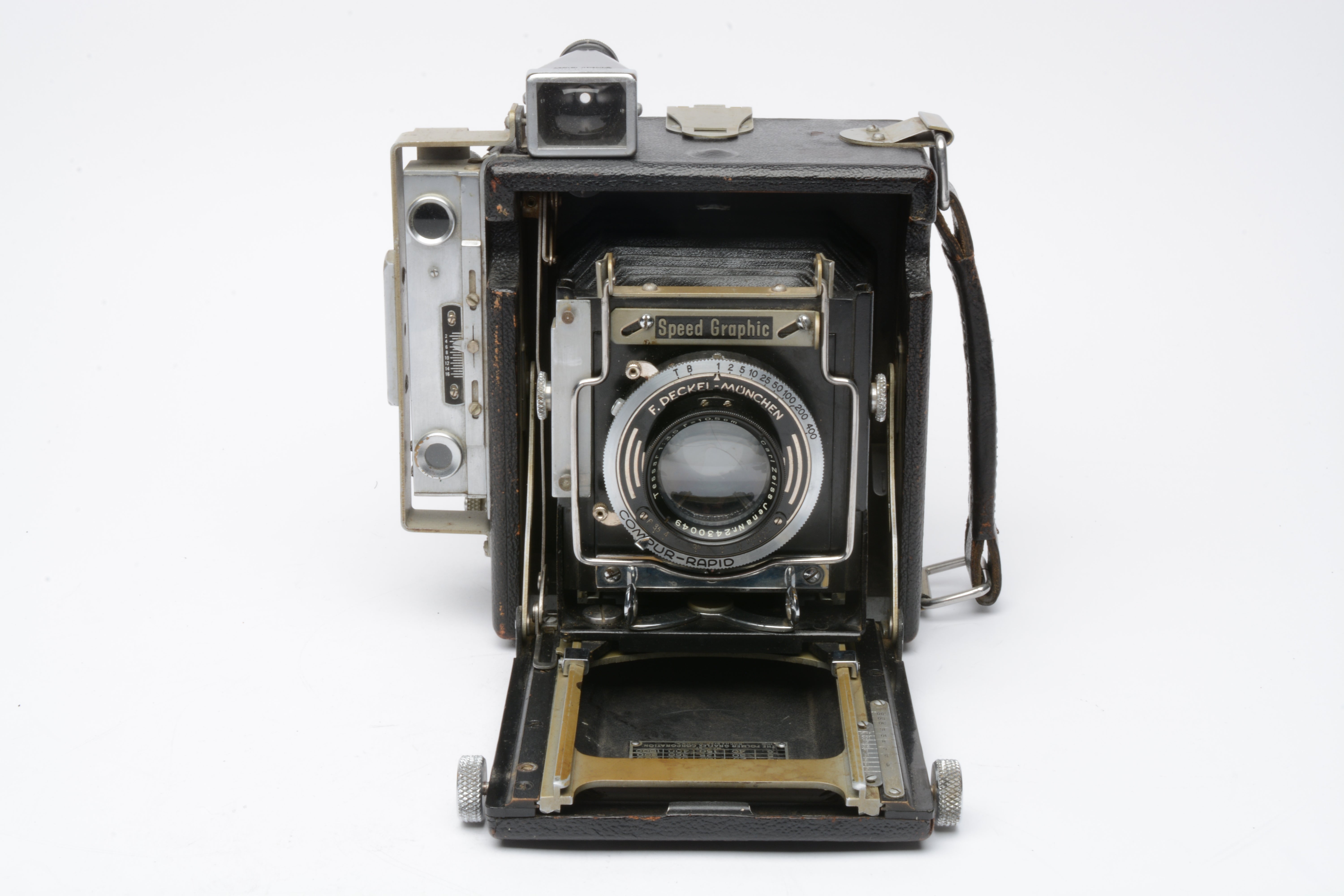 Graflex Speed Graphic 2 1/4 x 3 1/4 Field Camera w/Tessar 105mm f3