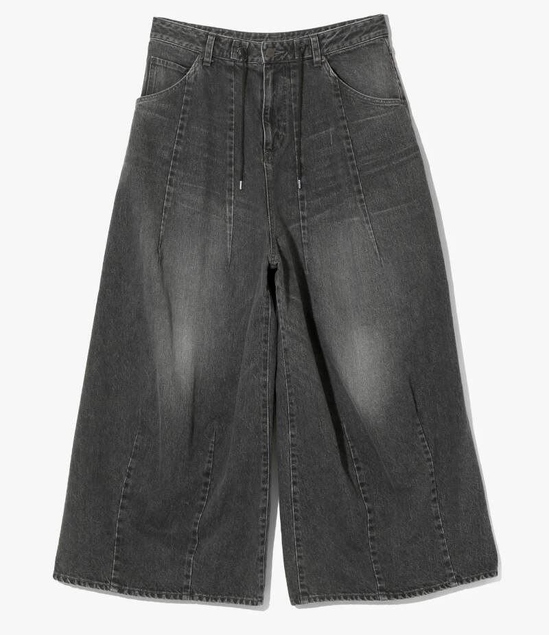 Needles H.D. BUGGY JEAN 12OZ DENIM PANT - Black | eBay