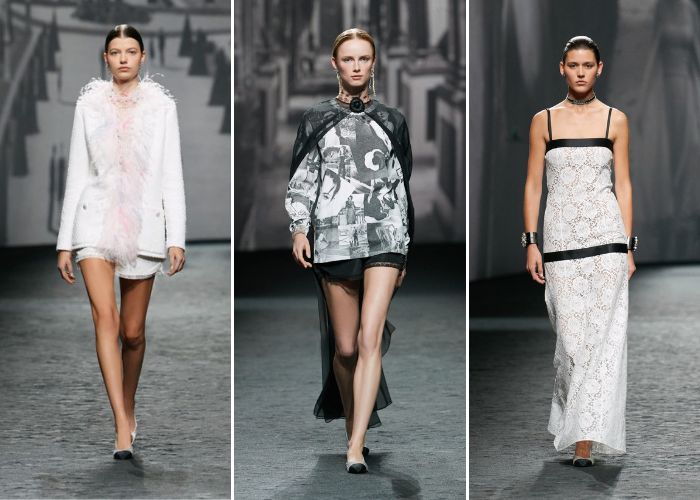 50年代オートクチュールをフレッシュによみがえらせたシャネル【2023年