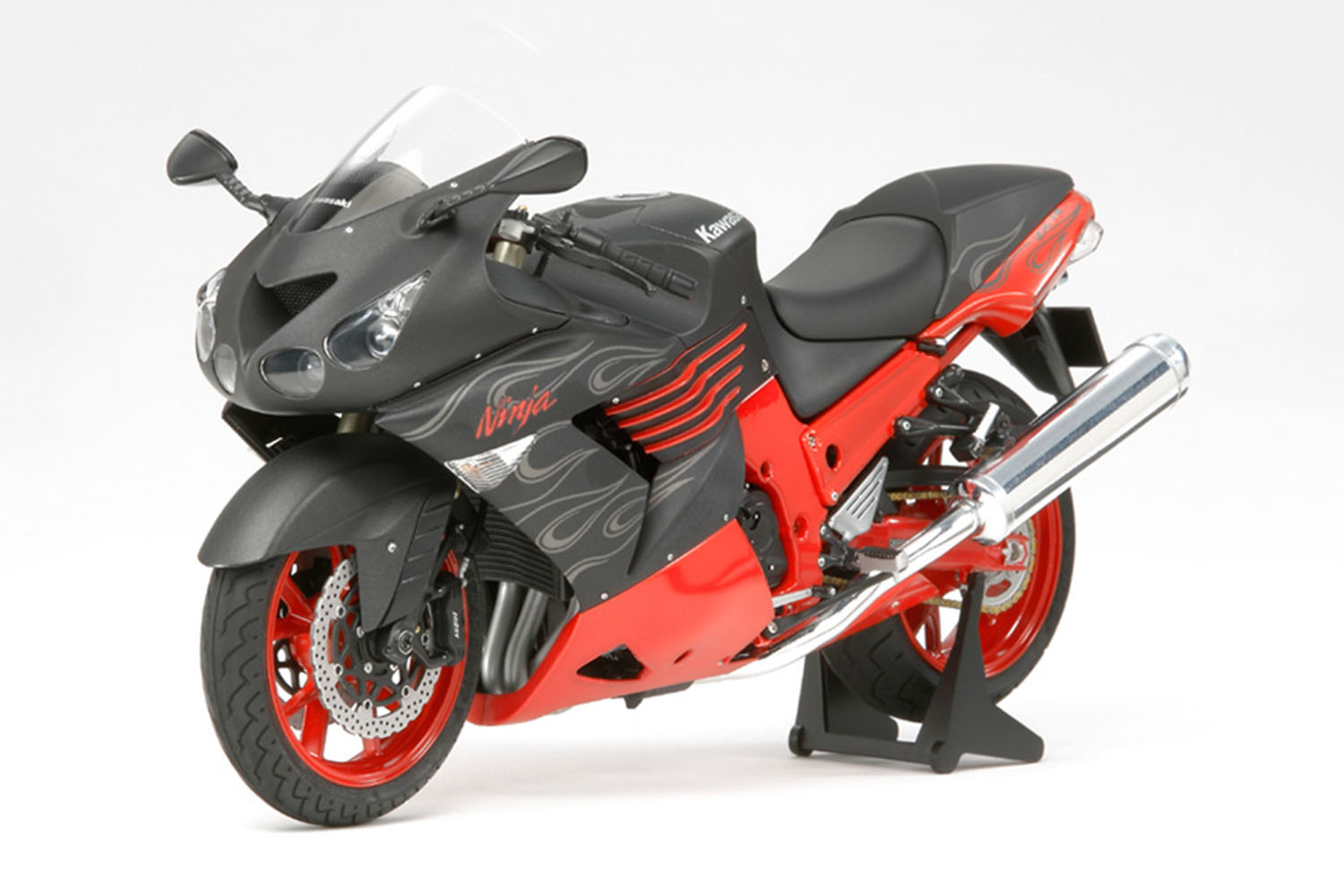 Kawasaki ZX-14 Flat Black - Tamiya 21085 | kingshobby.com