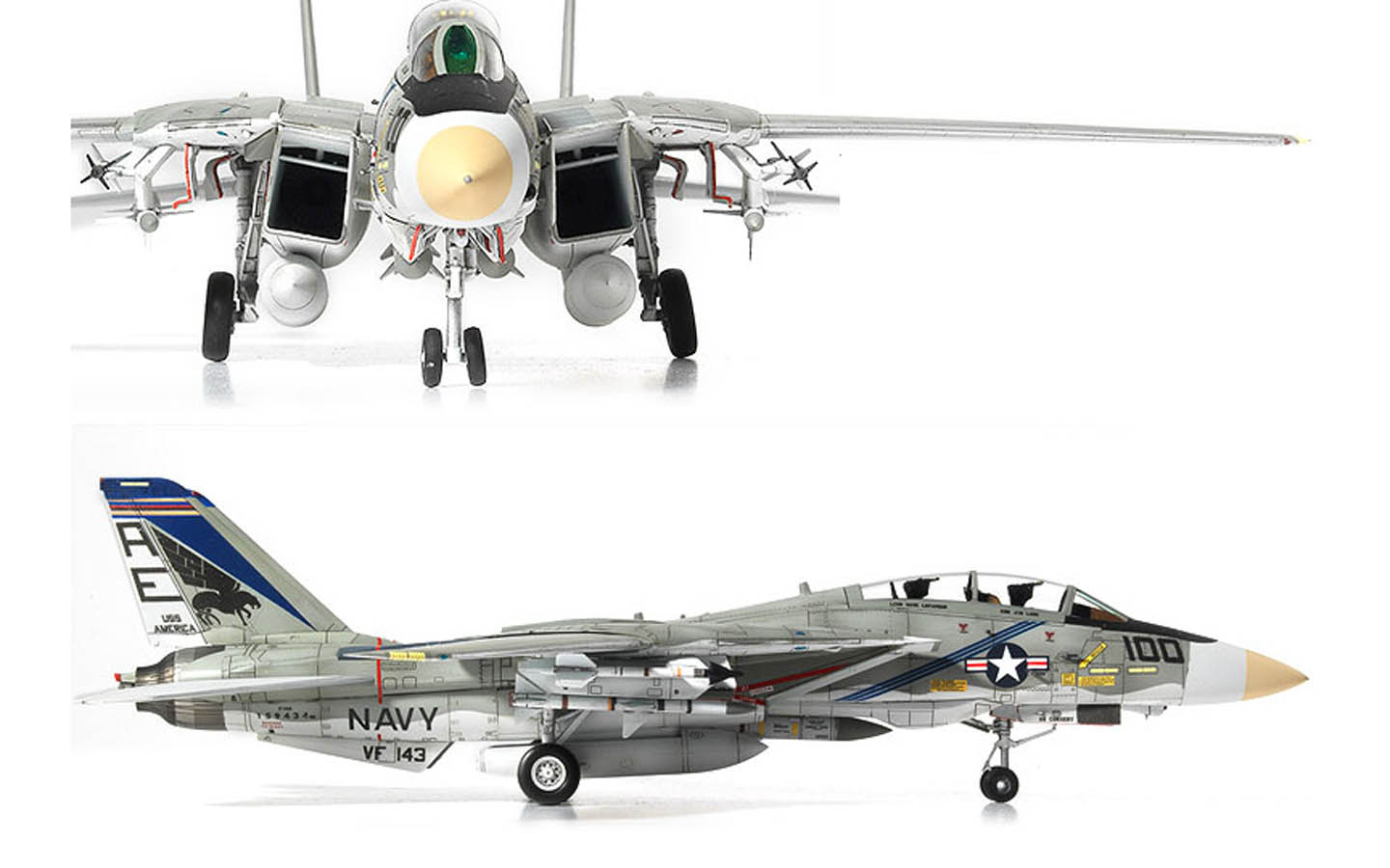 USN F-14A, VF-143 Pukin Dogs - Academy 12563 | kingshobby.com