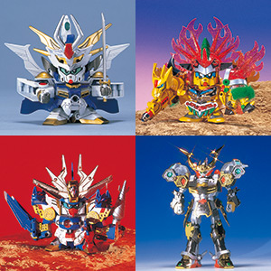 なつかしのキットが再販！BB戦士「新SD戦国伝 七人の超将軍編」8点