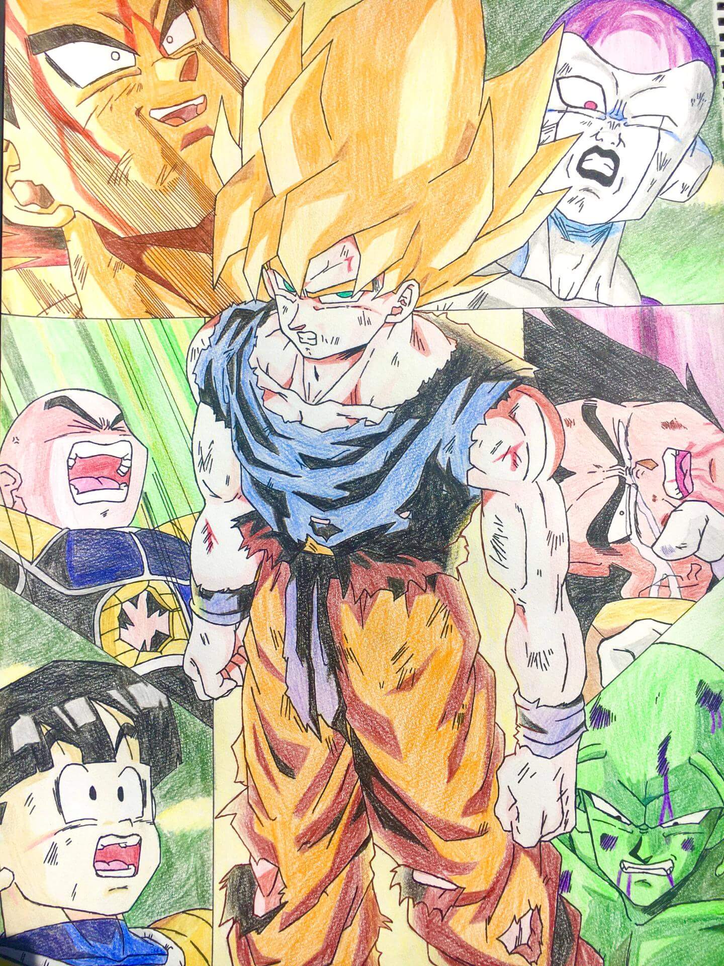 DX CARD】ドラゴンボール カードダス 超サイヤ人孫悟空 100％フリーザ