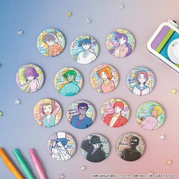 名探偵コナン キャラバッジコレクション 80'sアート: キャラグッズ