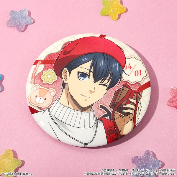 ブルーロック2期 ビッググリッター缶バッジ／士道 龍聖 バレンタイン