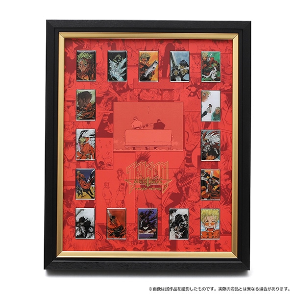 トライガン・マキシマム 額装ピンズセット ヤングキング【受注生産商品