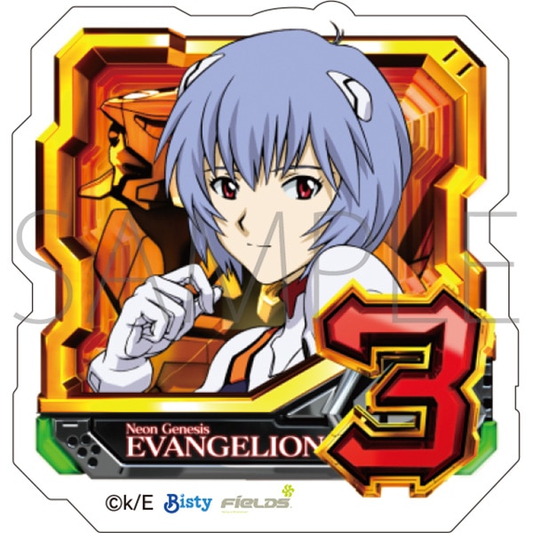 エヴァンゲリオン ダイカットステッカー/通常図柄(3・綾波レイ