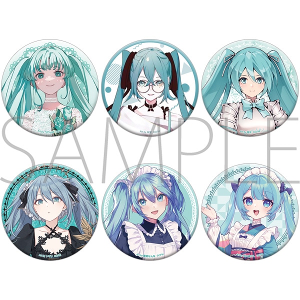初音ミクシリーズ オーロラ缶バッジセット: キャラグッズ｜ムービック
