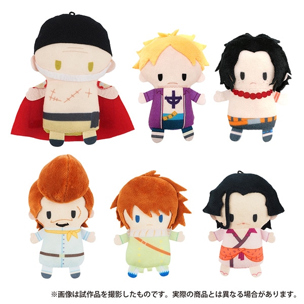 ONE PIECE フィンガーマスコット・パペラセット 白ひげ海賊団: キャラ
