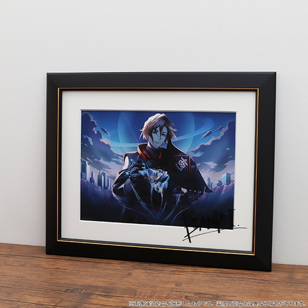 A3!展】東京会場 複製サイン入りキャラファイングラフ 摂津 万里