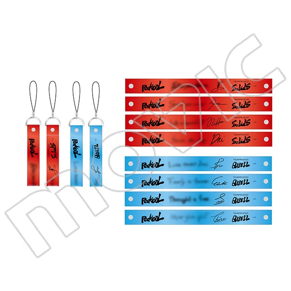 SQ 銀テープ風ストラップコレクション SQ ROCKOOL: キャラグッズ