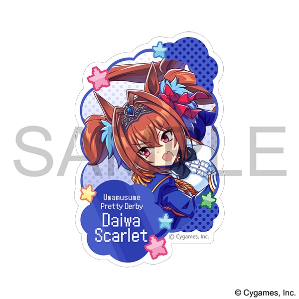 ウマ娘 プリティーダービー ダイカットステッカー／ダイワスカーレット