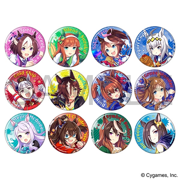 ウマ娘 まるかくカンバッジ まとめ売り ウマ娘 まるかくカンバッジ