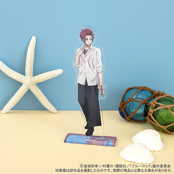 ブルーロックPWC 糸師凛 糸師冴 アクリルスタンド トレカセット ブルー