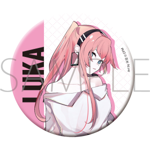 初音ミクシリーズ 缶バッジ D 巡音ルカ パーティードレス_うごんば