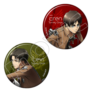 進撃の巨人 缶バッジ リヴァイ: キャラグッズ｜ムービック（movic）